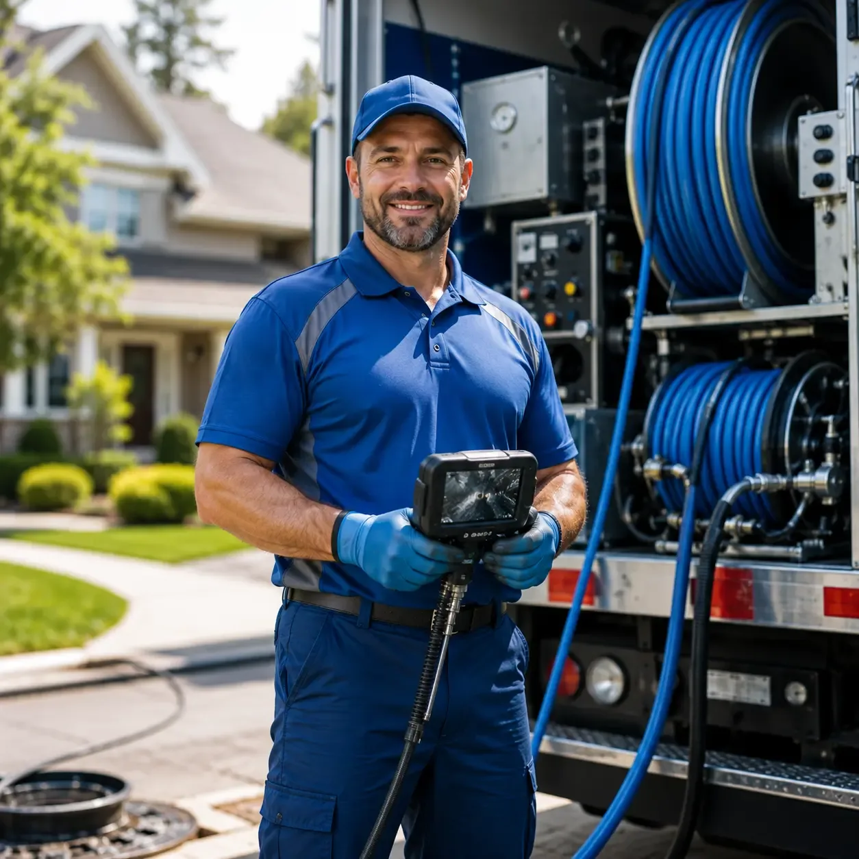 Local outdoor drain cleaning specialists in Blissfield, OH